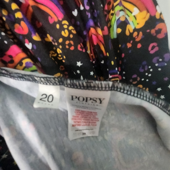 Colorful Rainbow Print Women's Dress - Picture 2 of 4